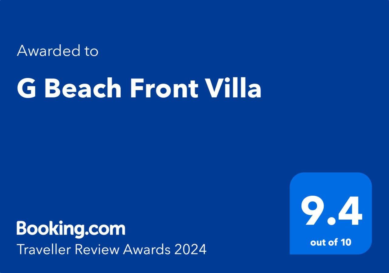 G Beach Front Villa บาตูเฟอริงกี ภายนอก รูปภาพ